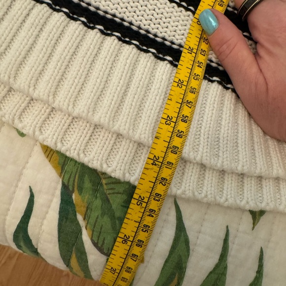 Maeve Eva Crochet Sweater Black and White, NWOT XL - Picture 11 of 13